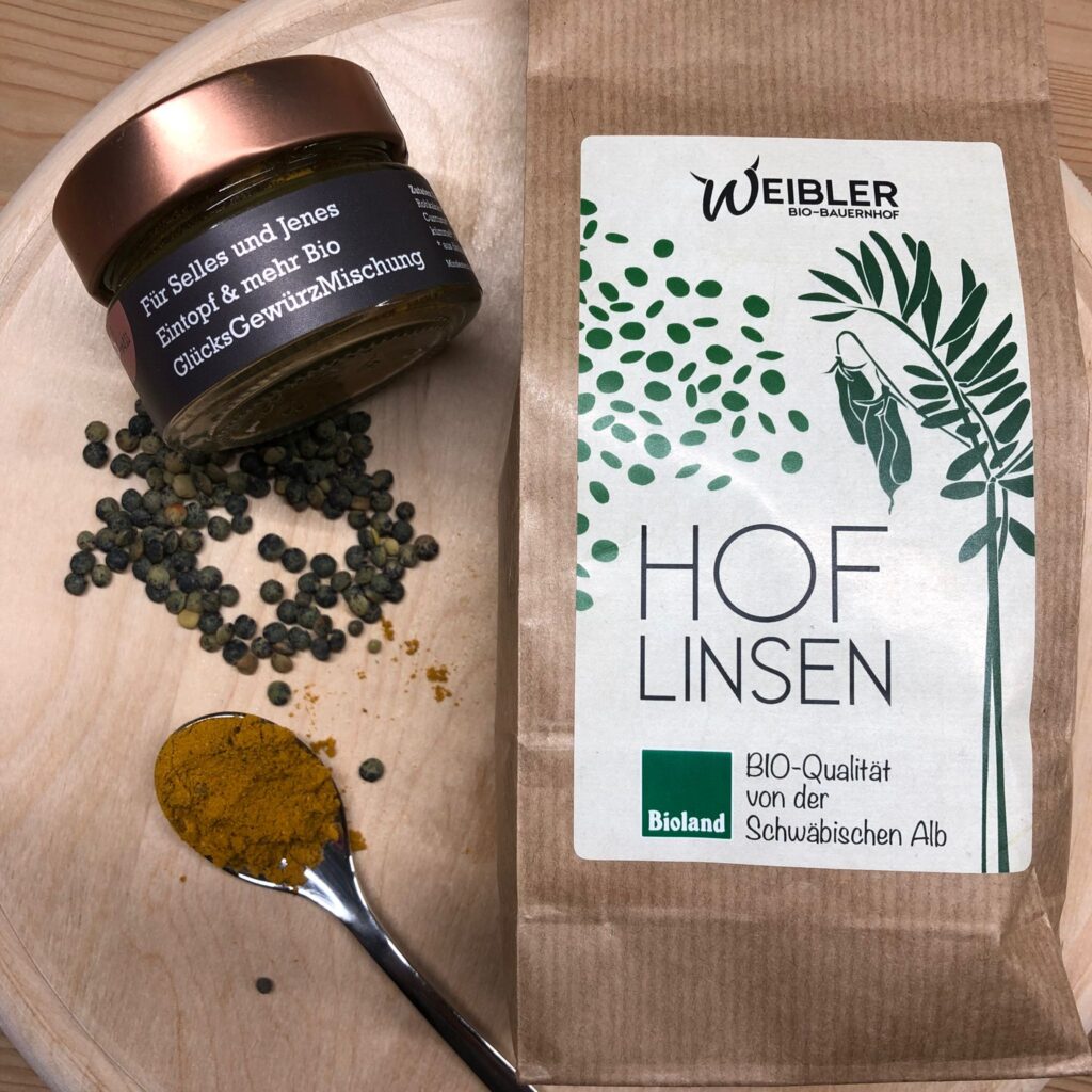 Weibler´s Hoflinsen im Set mit Gewürz