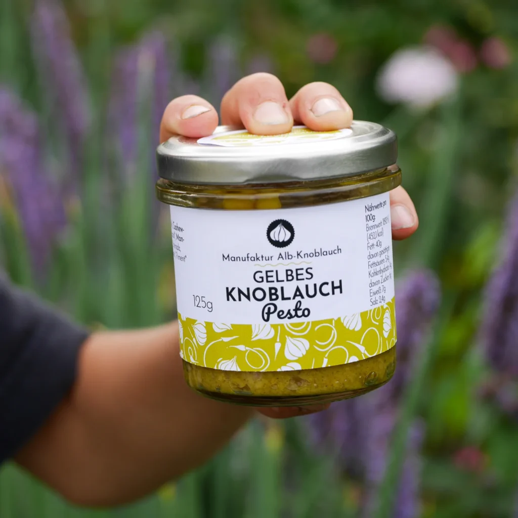 Bio Gelbes Knoblauch Pesto