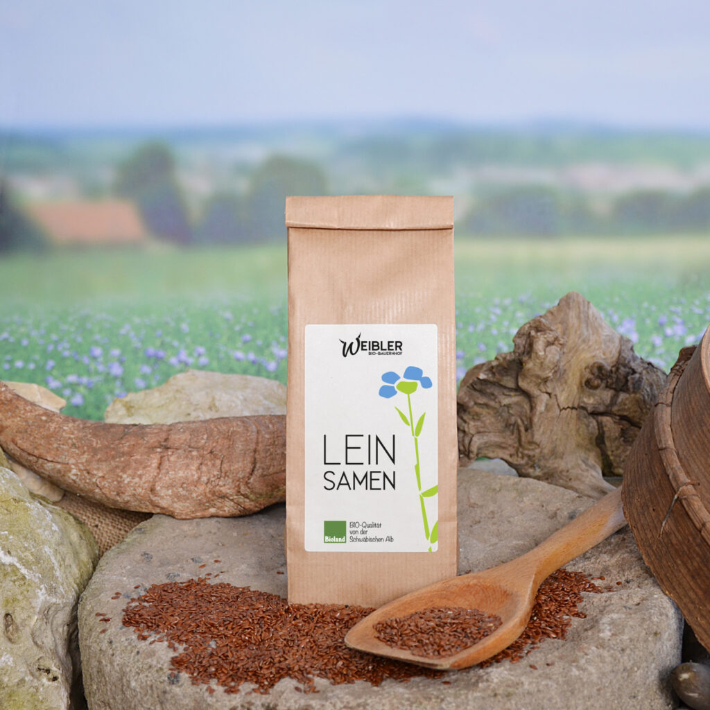 Weibler´s Bio Leinsamen aus eigenem Anbau