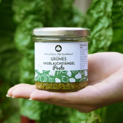 Bio Grünes Knoblauchstängel Pesto
