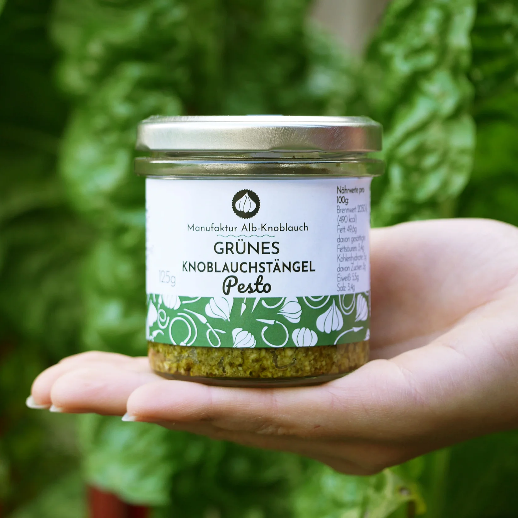 Bio Grünes Knoblauchstängel Pesto