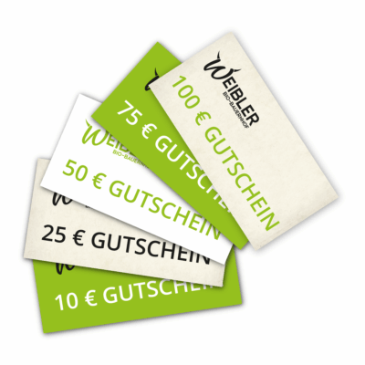 Gutschein für Weiblers Bio-Webshop