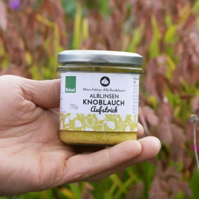 Bio Alblinsen-Knoblauch Aufstrich