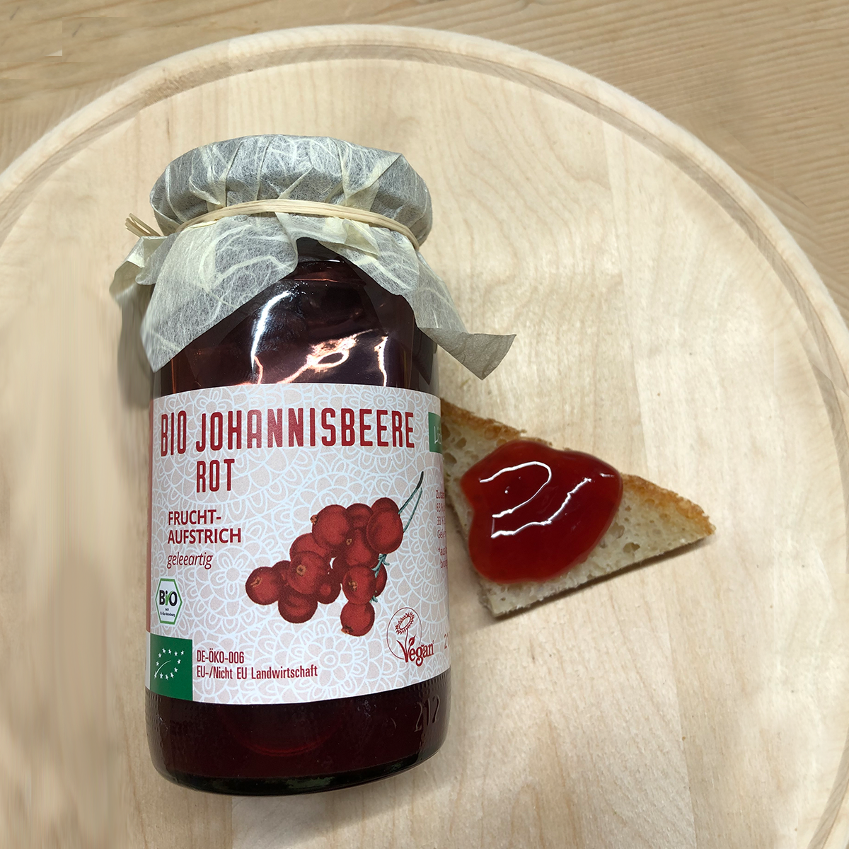 Bio Fruchtaufstrich Johannisbeere 210g
