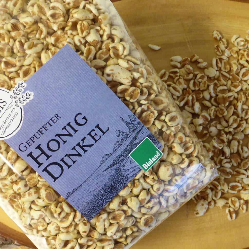 Bio Gepuffter Honig Dinkel 200 g