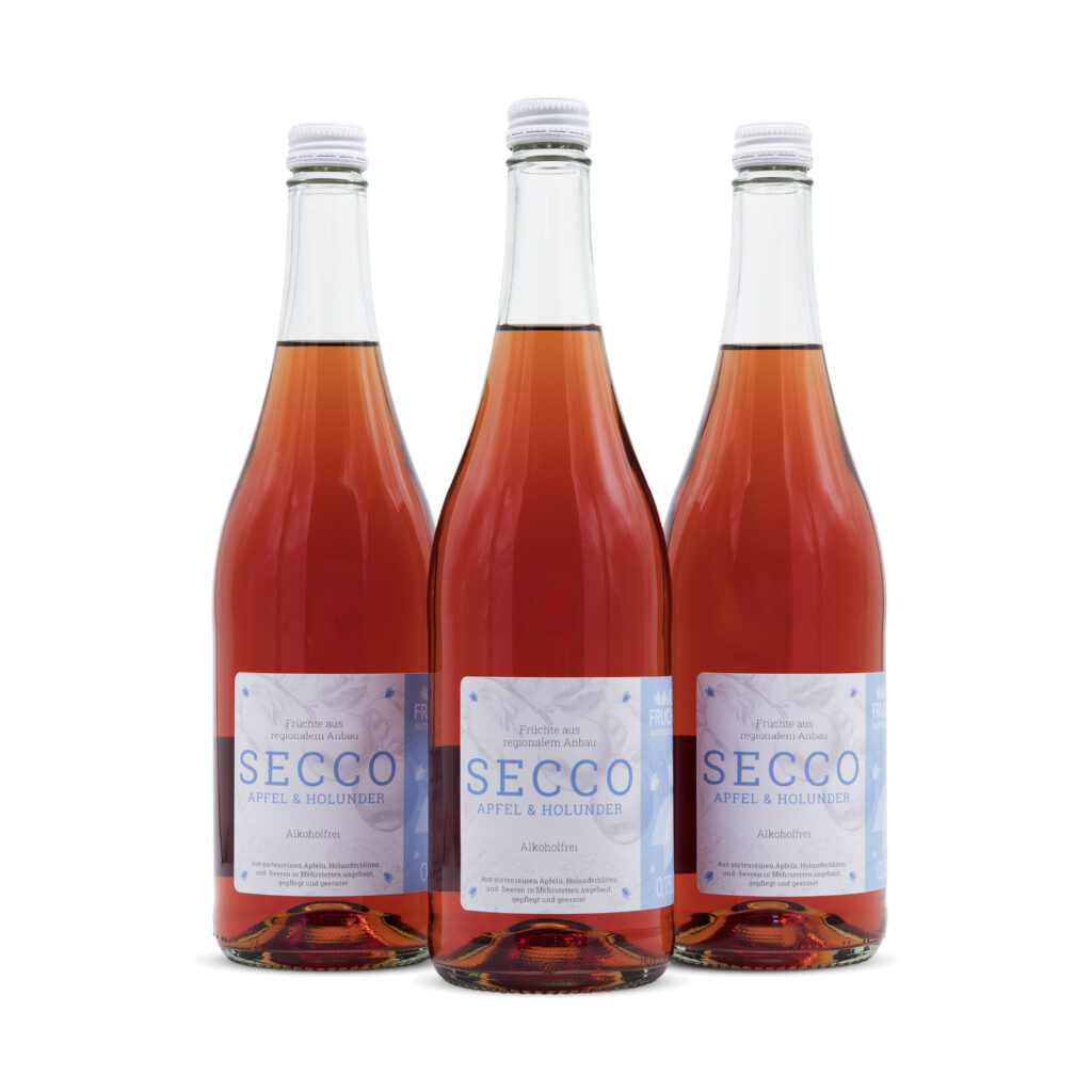 Bio Apfel-Holunder-Secco (alkoholfrei)